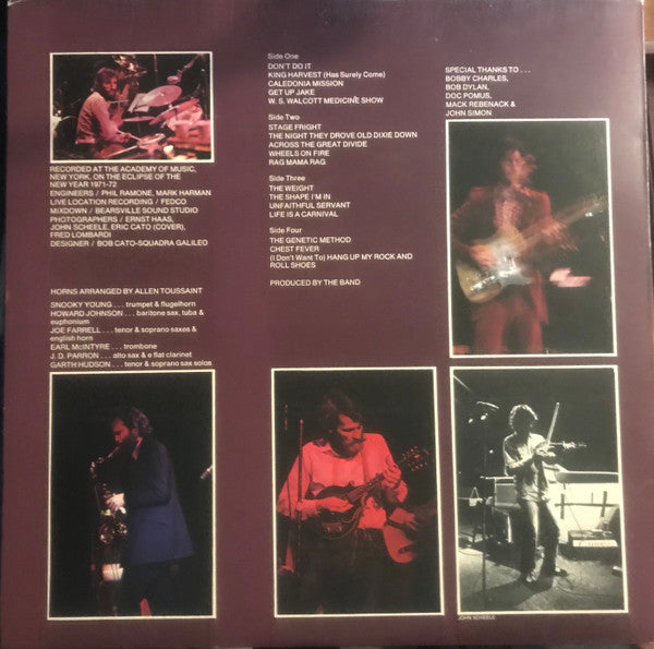 The Band - Rock Of Ages: The Band In Concert (Vinyl, LP, Reissue)