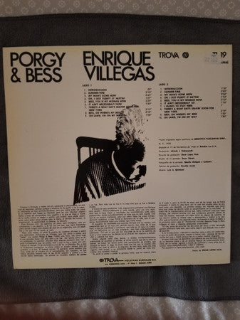 Enrique Villegas - Porgy & Bess (Vinyl, LP, Album) Very Good Plus (VG+) / Very Good Plus (VG+)