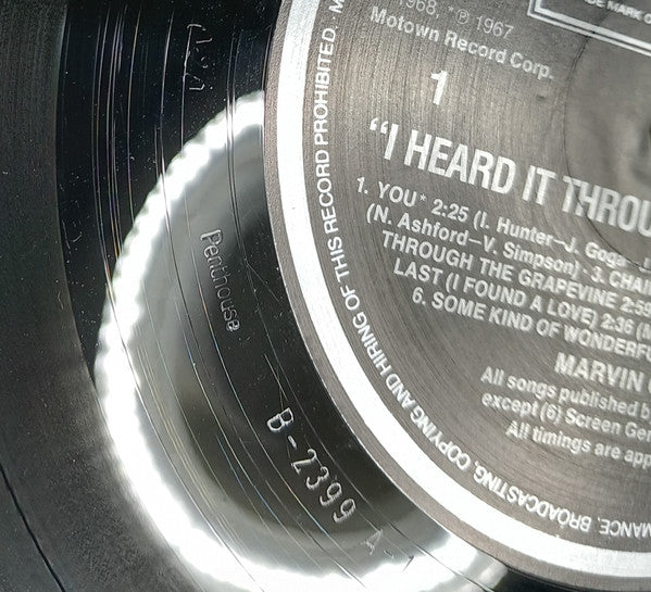 Marvin Gaye - I Heard It Through The Grapevine! (Vinyl, LP, Compilation, Stereo) Very Good Plus (VG+) / Very Good (VG)