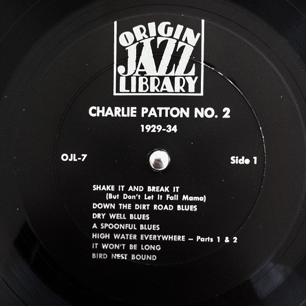 Charley Patton - The Immortal Charlie Patton Number 2 (Vinyl, LP, Compilation, Reissue) Very Good Plus (VG+) / Very Good Plus (VG+)