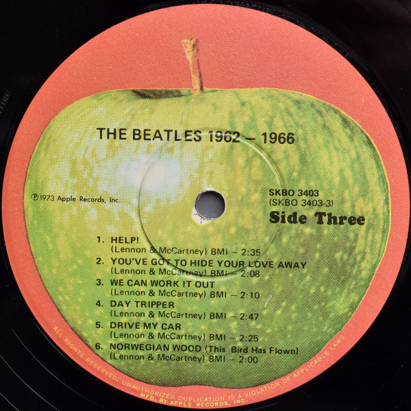 The Beatles - 1962-1966 (2xVinyl, LP, Album, Compilation, Repress, Stereo) Very Good (VG) / Very Good Plus (VG+)