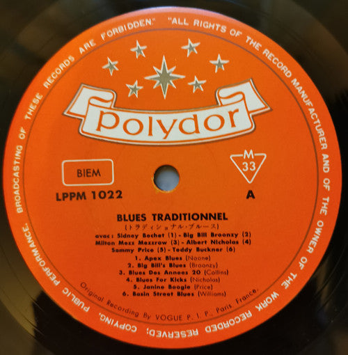 Various - Jazz Pour Vous 1 - Blues Traditionnel (Vinyl, LP, 10", Compilation, Mono) Good Plus (G+) / Good Plus (G+)