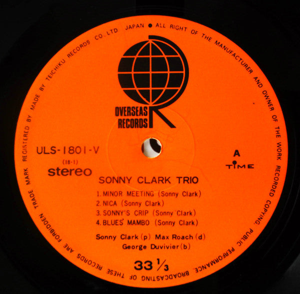 Sonny Clark Trio - Sonny Clark Trio (Vinyl, LP, Album, Reissue, Ste...