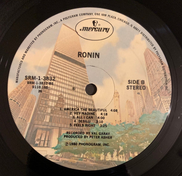 Ronin (15) - Ronin (Vinyl, LP, Album) Very Good (VG) / Very Good Plus (VG+)