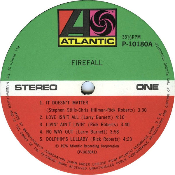 Firefall - Firefall (Vinyl, LP, Album, Stereo)