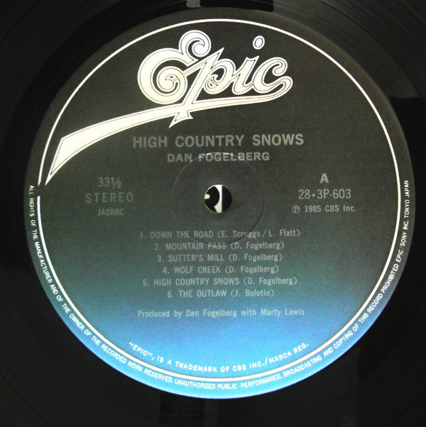 Dan Fogelberg - High Country Snows (Vinyl, LP) Near Mint (NM or M-) / Near Mint (NM or M-)