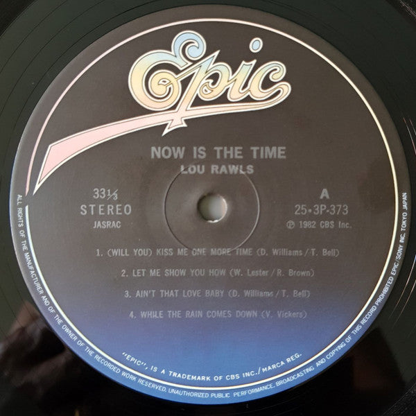 Lou Rawls - Now Is The Time (Vinyl, LP, Album, Stereo) Very Good Plus (VG+) / Very Good (VG)