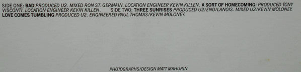 U2 - Wide Awake In America (Vinyl, 12", 33 ⅓ RPM, EP) Very Good (VG) / Very Good Plus (VG+)