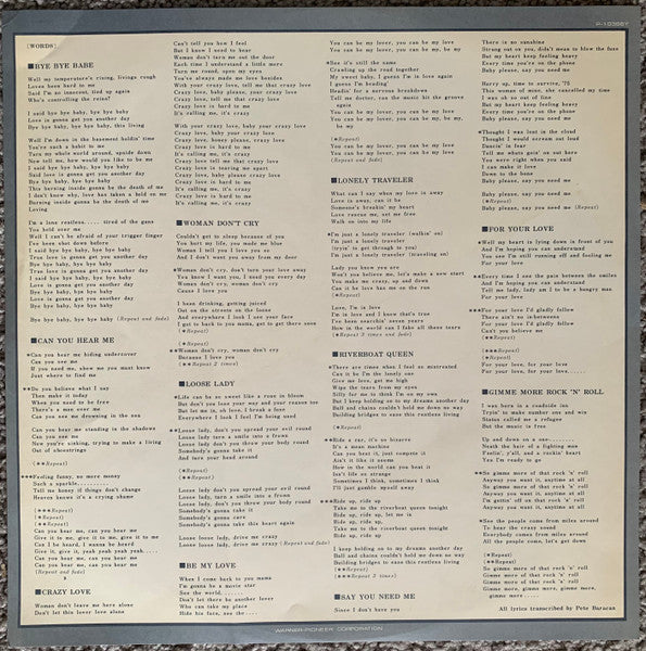 Blondie Chaplin - Blondie Chaplin (Vinyl, LP, Album, Promo) Near Mint (NM or M-) / Very Good (VG)