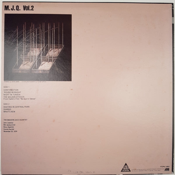 The Modern Jazz Quartet - MJQ Vol. 2 (Vinyl, LP, Album) Very Good Plus (VG+) / Very Good Plus (VG+)
