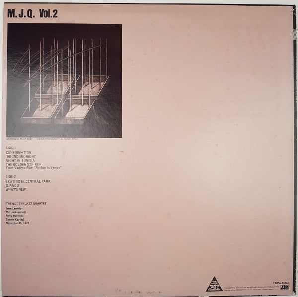 The Modern Jazz Quartet - MJQ Vol. 2 (Vinyl, LP, Album) Very Good (VG) / Very Good (VG)