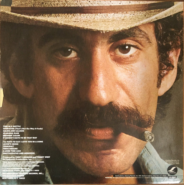 Jim Croce - Time In A Bottle, Jim Croce's Greatest Love Songs (Vinyl, LP, Compilation) Very Good (VG) / No Cover