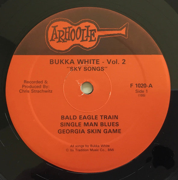 Bukka White - Sky Songs Vol. 2 (Vinyl, LP, Album, Reissue) Very Good Plus (VG+) / Very Good (VG)