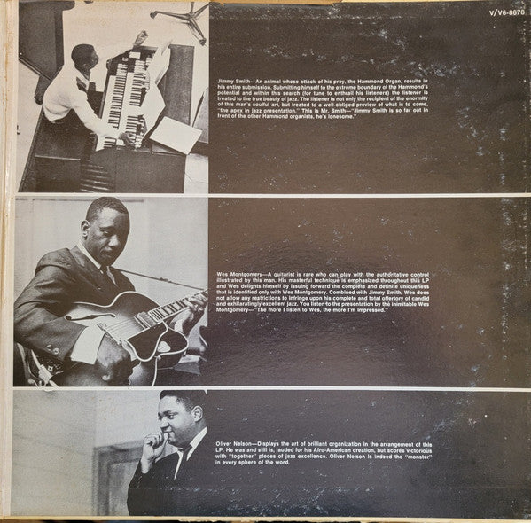 Jimmy Smith - Jimmy & Wes - The Dynamic Duo (Vinyl, LP, Album, Stereo) Very Good Plus (VG+) / Very Good Plus (VG+)