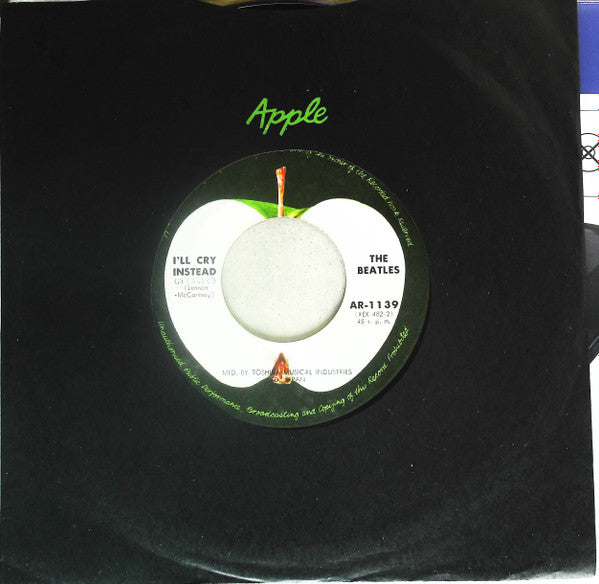 The Beatles - 恋する二人 (I Should Have Known Better) / ぼくが泣く (I'll Cry Instead) (Vinyl, 7") Very Good (VG) / Very Good (VG)
