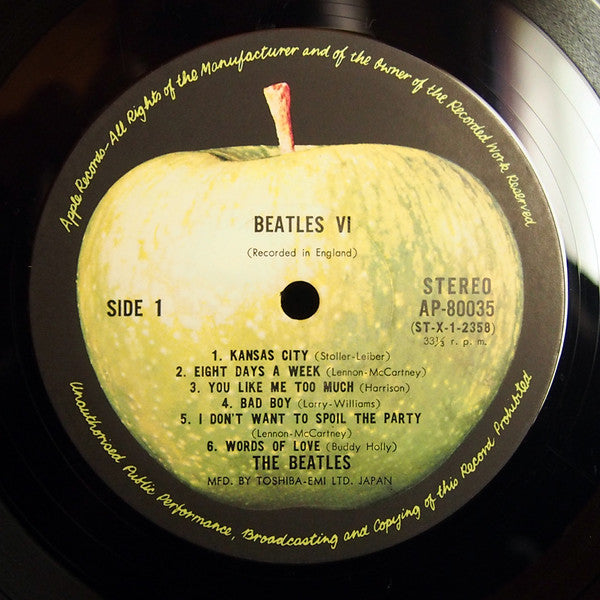 The Beatles - Beatles VI (Vinyl, LP, Album, Stereo) Very Good (VG) / Very Good (VG)
