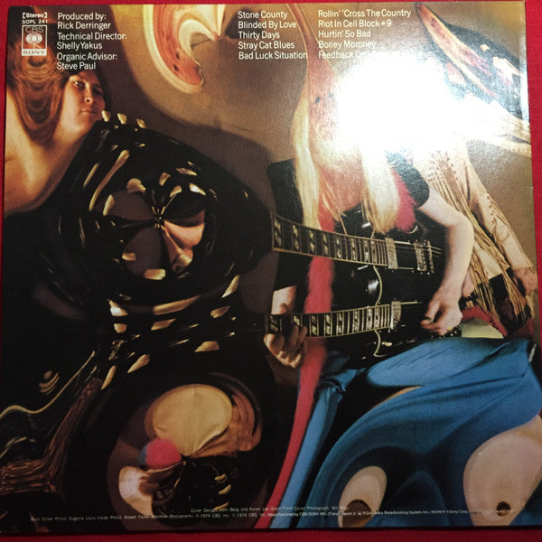 Johnny Winter - Saints & Sinners (Vinyl, LP, Album, Test Pressing) Near Mint (NM or M-) / Good Plus (G+)