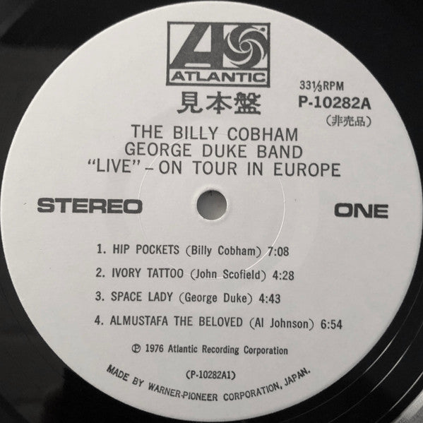 The Billy Cobham / George Duke Band - "Live" On Tour In Europe (Vinyl, LP, Album, Promo) Very Good Plus (VG+) / Very Good Plus (VG+)