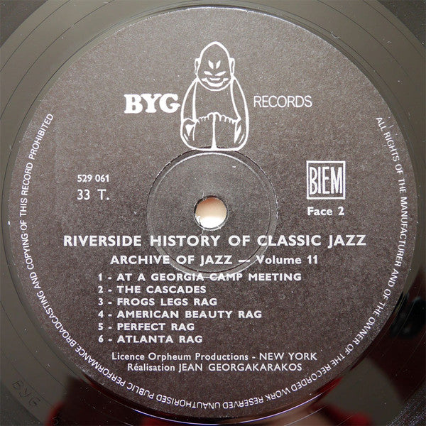 Various - Archive Of Jazz Volume 11 - Riverside History Of Classic Jazz (Vinyl, LP, Compilation, Reissue, Mono) Very Good Plus (VG+) / Near Mint (NM or M-)