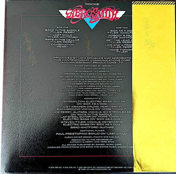 Aerosmith - "Rocks" (Vinyl, LP, Album)