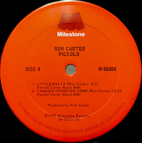 Ron Carter Quartet - Piccolo (2xVinyl, LP, Album) Good Plus (G+) / Very Good (VG)