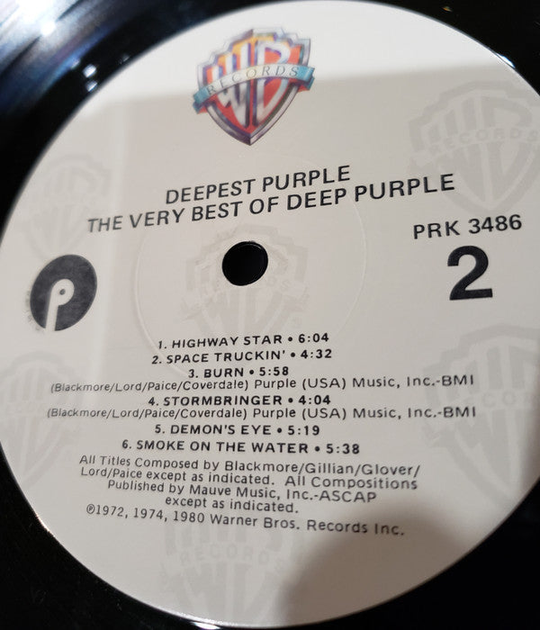 Deep Purple - Deepest Purple : The Very Best Of Deep Purple (Vinyl, LP, Compilation, Reissue) Very Good Plus (VG+) / Very Good (VG)