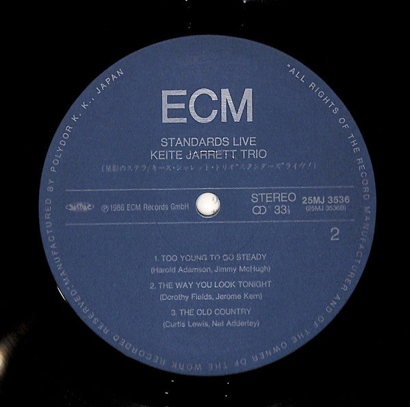 Keith Jarrett Trio - Standards Live (Vinyl, LP, Album)