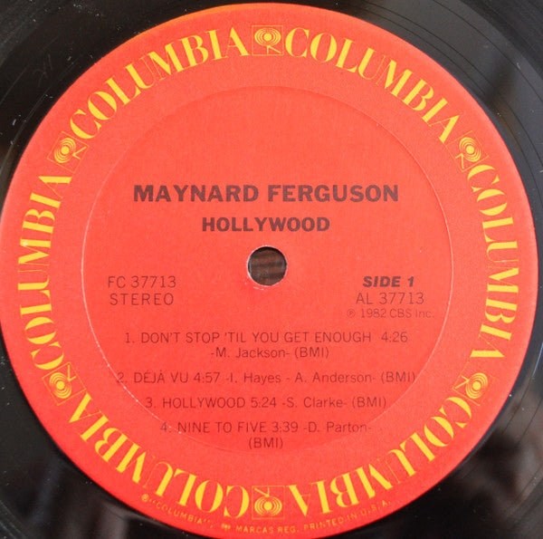 Maynard Ferguson - Hollywood (Vinyl, LP, Album) Very Good Plus (VG+) / Very Good (VG)