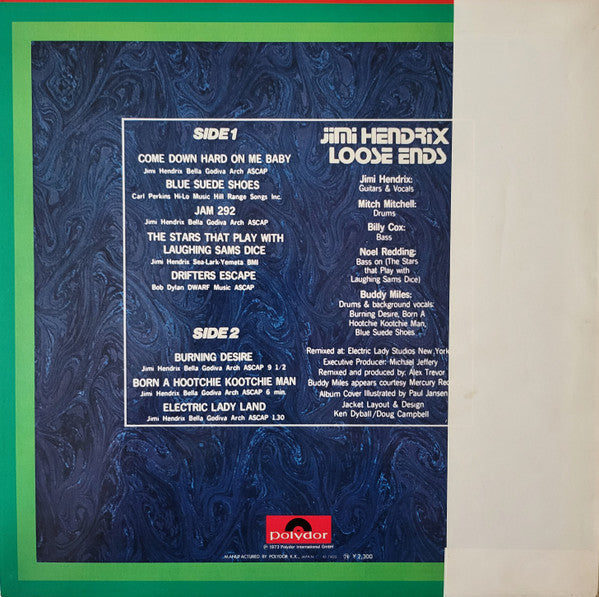 Jimi Hendrix - Loose Ends... (Vinyl, LP, Album, Stereo) Very Good Plus (VG+) / Very Good (VG)