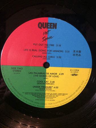Queen - Hot Space (Vinyl, LP, Album, Promo, Stereo)