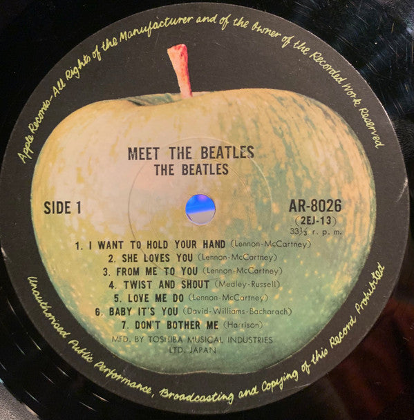 The Beatles - Meet The Beatles! (Vinyl, LP, Album, Reissue, Mono)