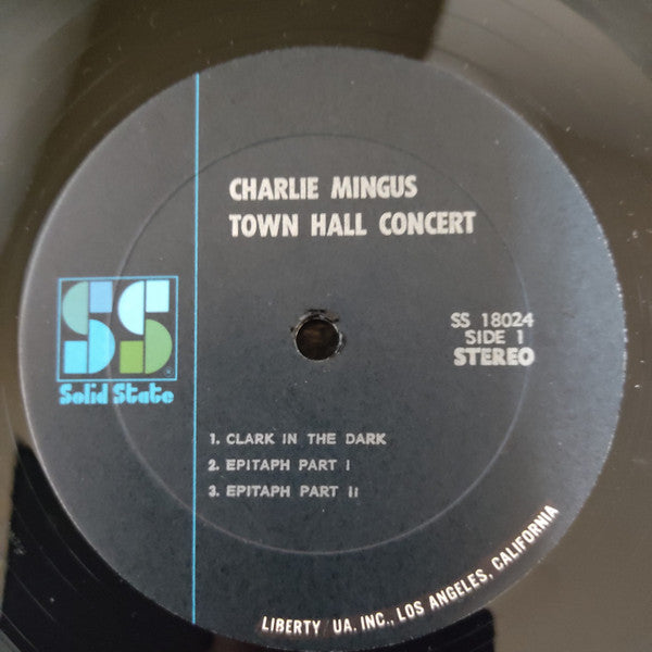 Charles Mingus - Town Hall Concert (Vinyl, LP, Album, Reissue, Repr...