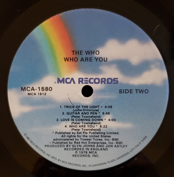 The Who - Who Are You (Vinyl, LP, Album, Reissue, Stereo) Very Good Plus (VG+) / Very Good Plus (VG+)