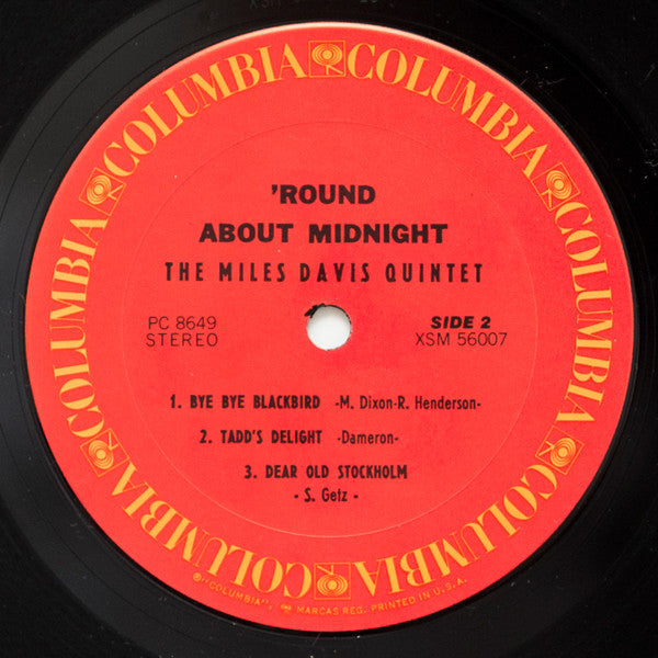 Miles Davis - 'Round About Midnight (Vinyl, LP, Album, Stereo, Reissue) Very Good Plus (VG+) / Very Good Plus (VG+)
