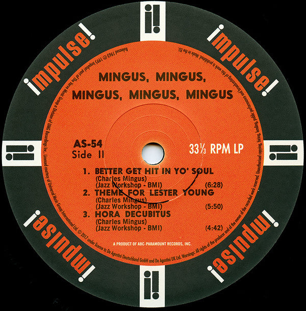 Charles Mingus - Mingus Mingus Mingus Mingus Mingus (Vinyl, LP, Album, Reissue, Stereo) Very Good Plus (VG+) / Near Mint (NM or M-)