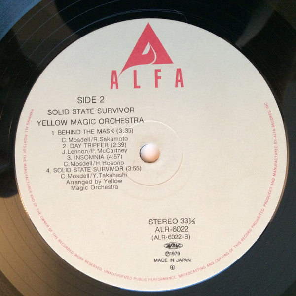Yellow Magic Orchestra - Solid State Survivor = ソリッド・ステイト・サヴァイヴァー (...