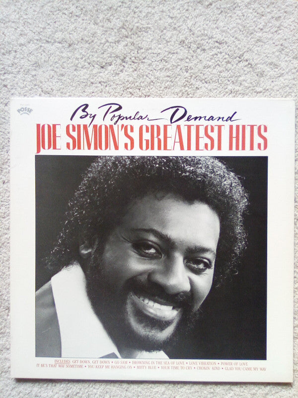 Joe Simon - By Popular Demand...Joe Simon's Greatest Hits (Vinyl, LP, Compilation, Stereo) Very Good (VG) / Very Good (VG)