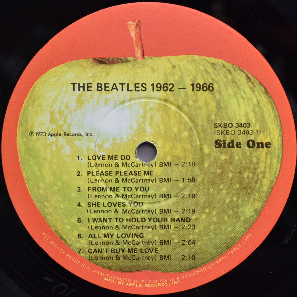 The Beatles - 1962-1966 (2xVinyl, LP, Album, Compilation, Repress, Stereo) Very Good (VG) / Very Good Plus (VG+)