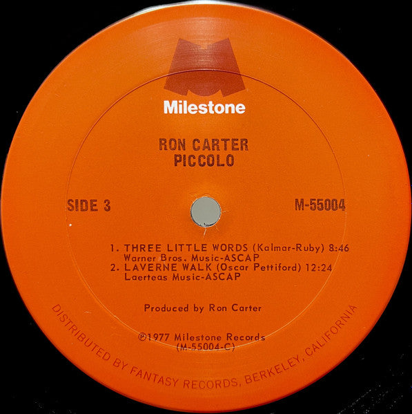 Ron Carter Quartet - Piccolo (2xVinyl, LP, Album) Good Plus (G+) / Very Good (VG)