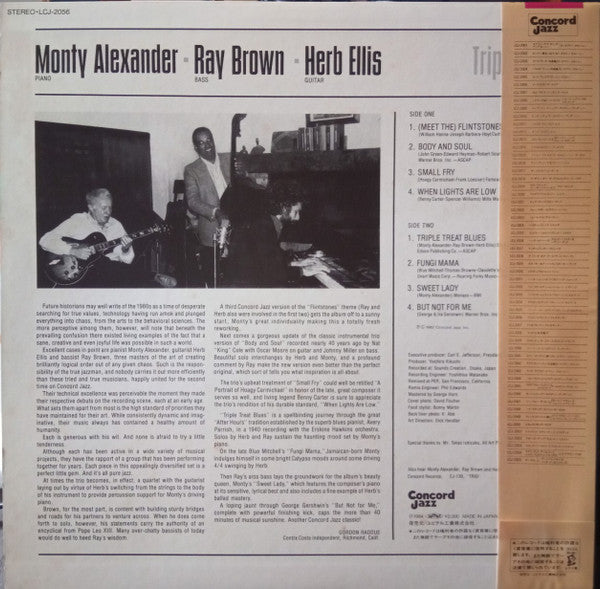Monty Alexander - Triple Treat (Vinyl, LP, Album, Reissue) Near Mint (NM or M-) / Very Good (VG)