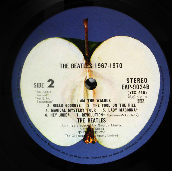 The Beatles - 1967-1970 (2xVinyl, LP, Compilation, Reissue) Very Good Plus (VG+) / Very Good Plus (VG+)