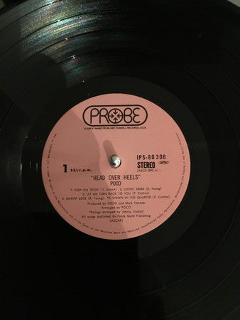Poco (3) - Head Over Heels (Vinyl, LP, Album) Very Good (VG) / Very Good (VG)