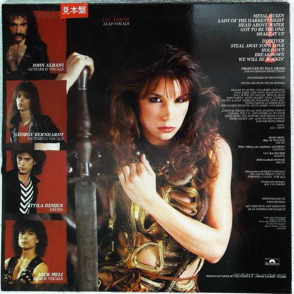 Lee Aaron - Metal Queen (Vinyl, LP, Album, Promo) Near Mint (NM or M-) / Near Mint (NM or M-)