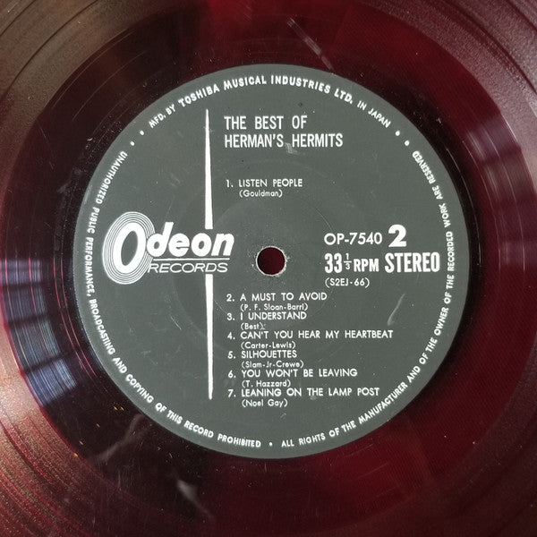 Herman's Hermits - The Best Of Herman's Hermits (Vinyl, LP, Compilation, Stereo) Very Good (VG) / Very Good (VG)