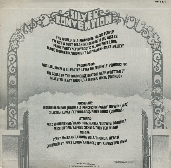 Silver Convention - Madhouse (Vinyl, LP, Album, Mixed, Promo) Very Good Plus (VG+) / Good Plus (G+)