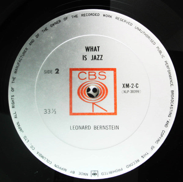 Leonard Bernstein - What Is Jazz? (Vinyl, LP, Album) Very Good Plus (VG+) / Very Good Plus (VG+)