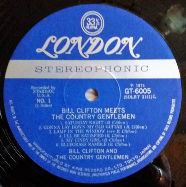 Bill Clifton - Bill Clifton Meets The Country Gentlemen (Vinyl, LP,...