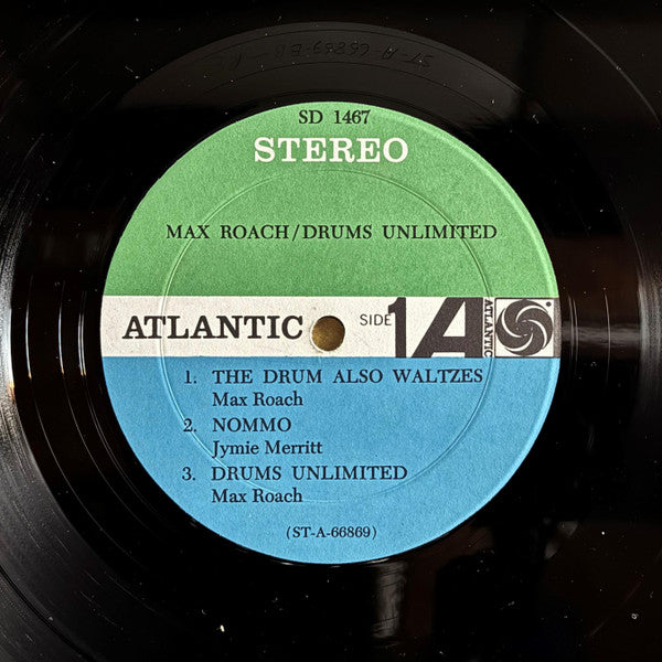 Max Roach - Drums Unlimited (Vinyl, LP, Album, Stereo) Very Good (VG) / Very Good Plus (VG+)