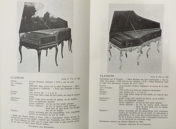Antonio de Cabezón - Les Instruments Précieux Du Musée Du Conservatoire - Vol.1 - Les Instruments A Clavier (Vinyl, LP, Album) Very Good Plus (VG+) / Very Good Plus (VG+)