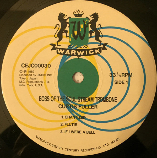 Curtis Fuller - Boss Of The Soul-Stream Trombone (Vinyl, LP, Album,...